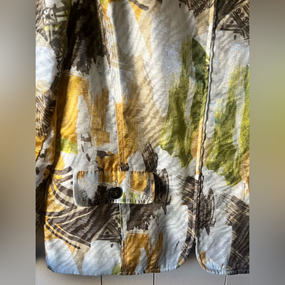Alfred Dunner Multicolor Abstract Blazer - Picture 4 of 8
